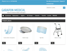 Tablet Screenshot of garapon-medical.com